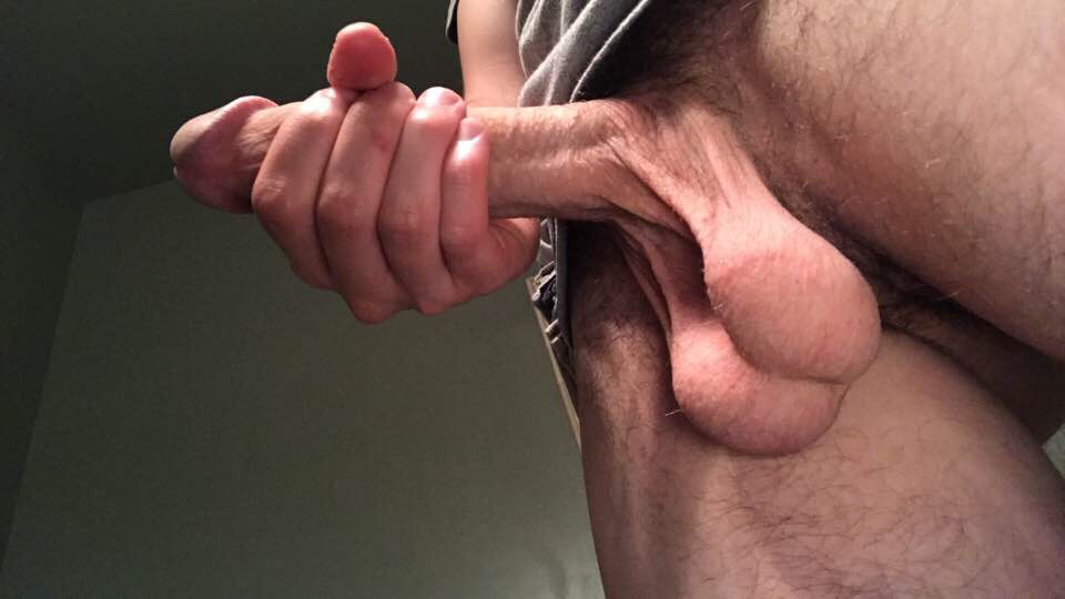 Hard cock with heavy balls